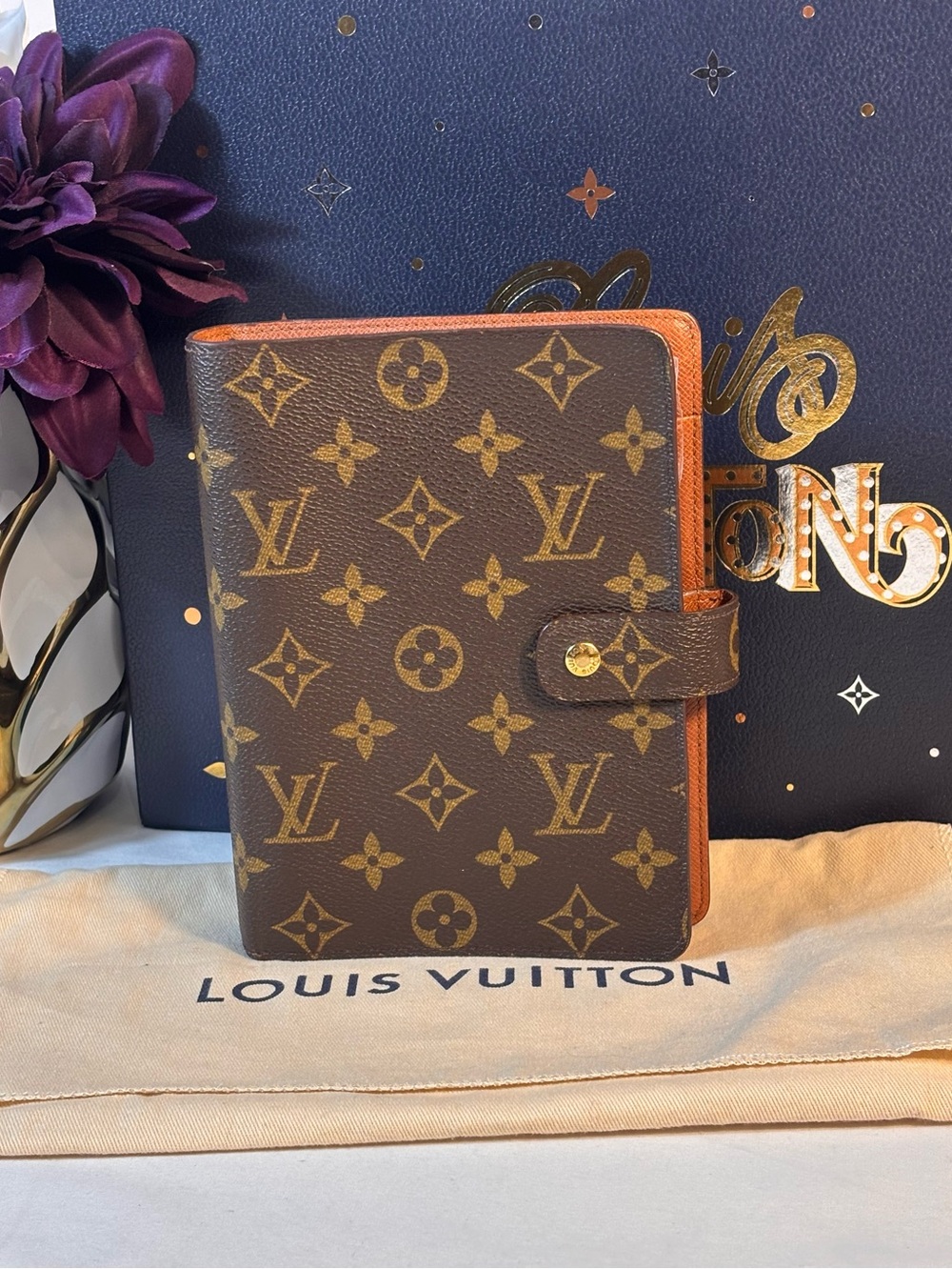 Authentic Louis Vuitton Agenda Mm Monogram